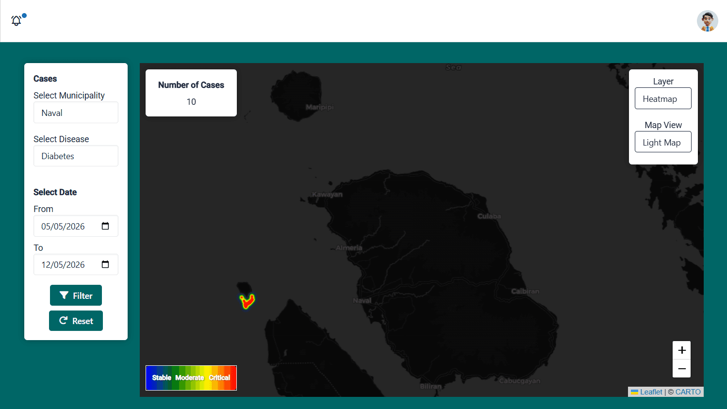 Heat Mapping of Various Health Cases in Biliran Province — image 3 of 5