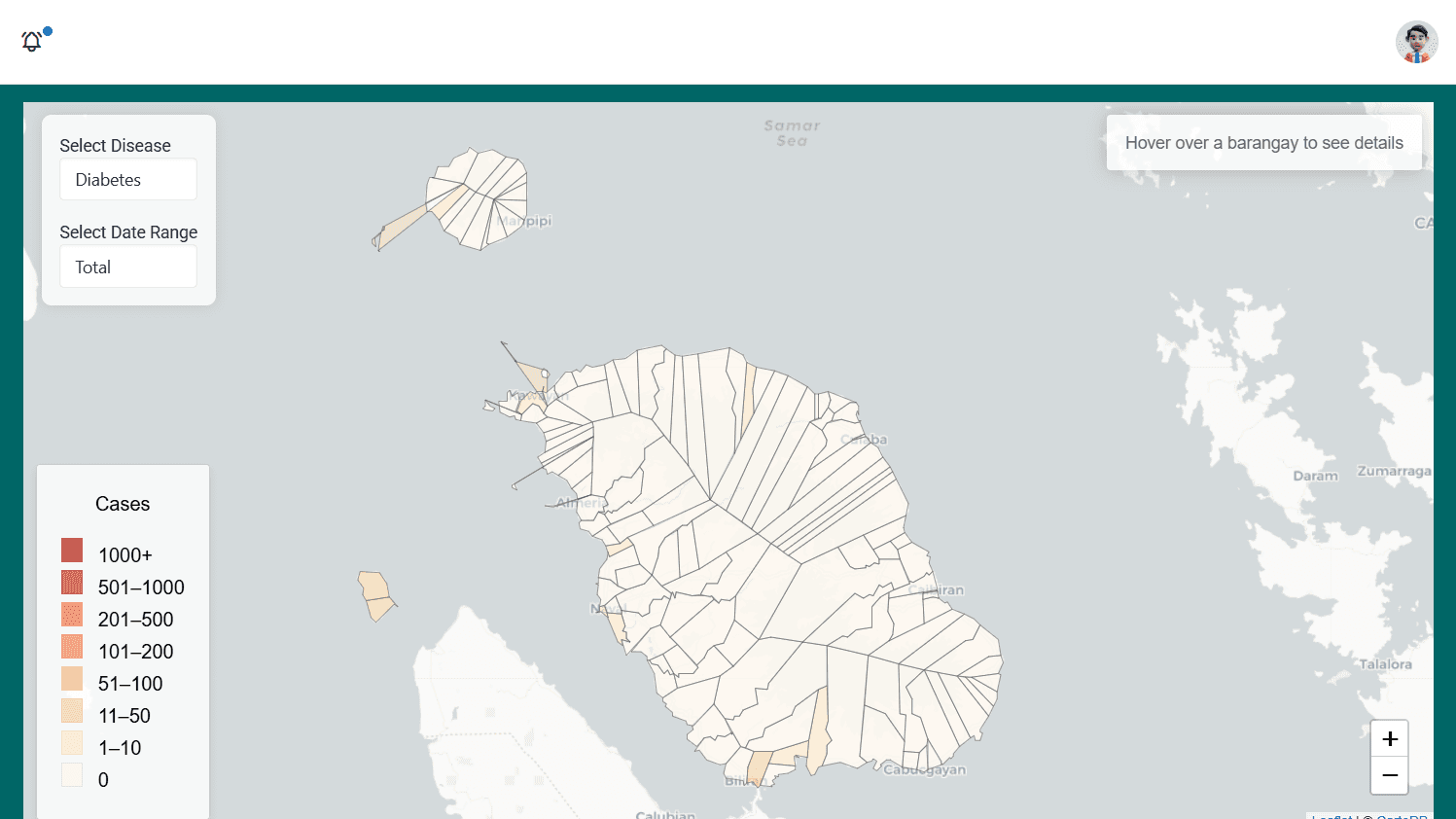 Heat Mapping of Various Health Cases in Biliran Province — image 4 of 5