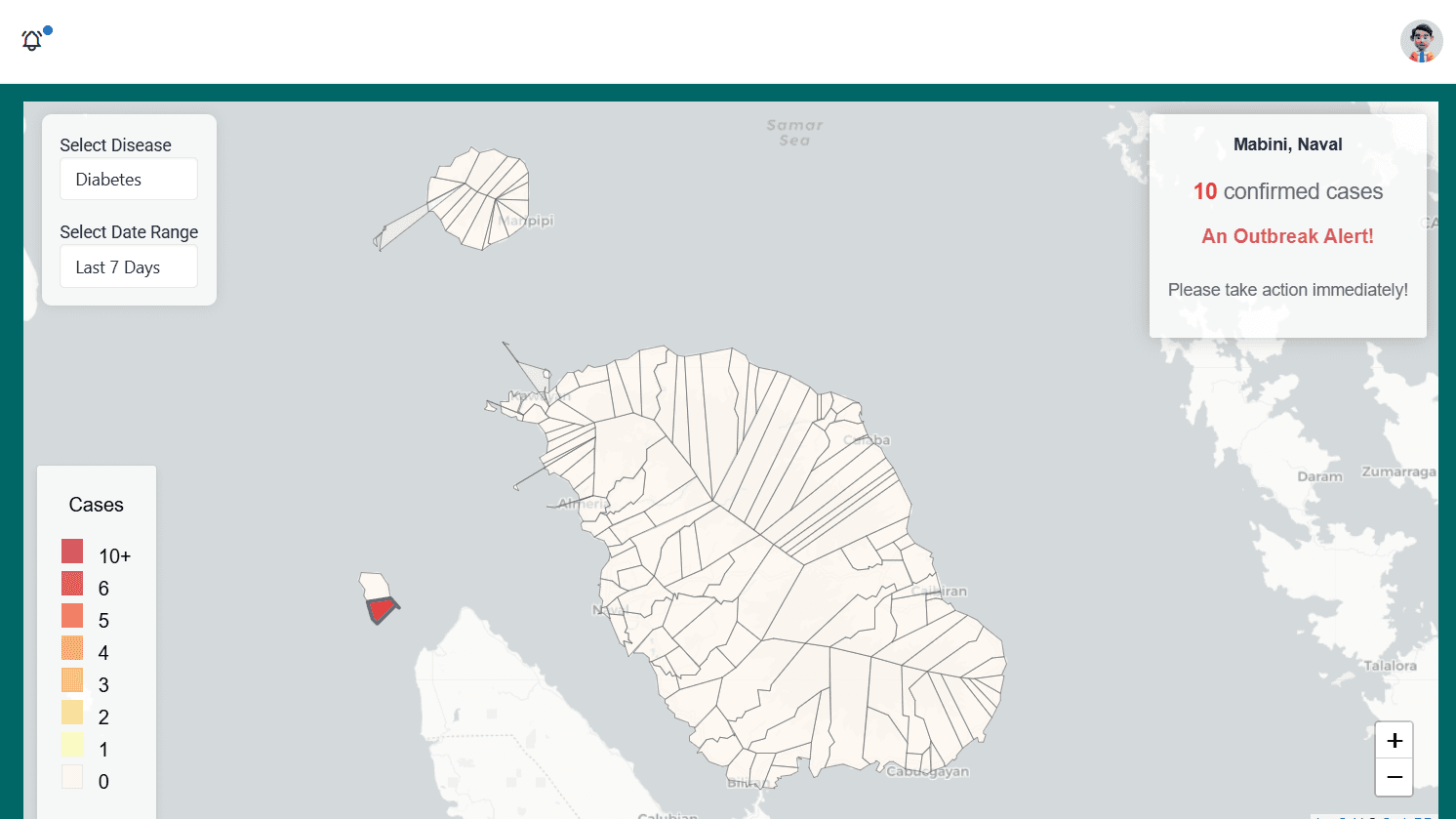 Heat Mapping of Various Health Cases in Biliran Province — image 5 of 5